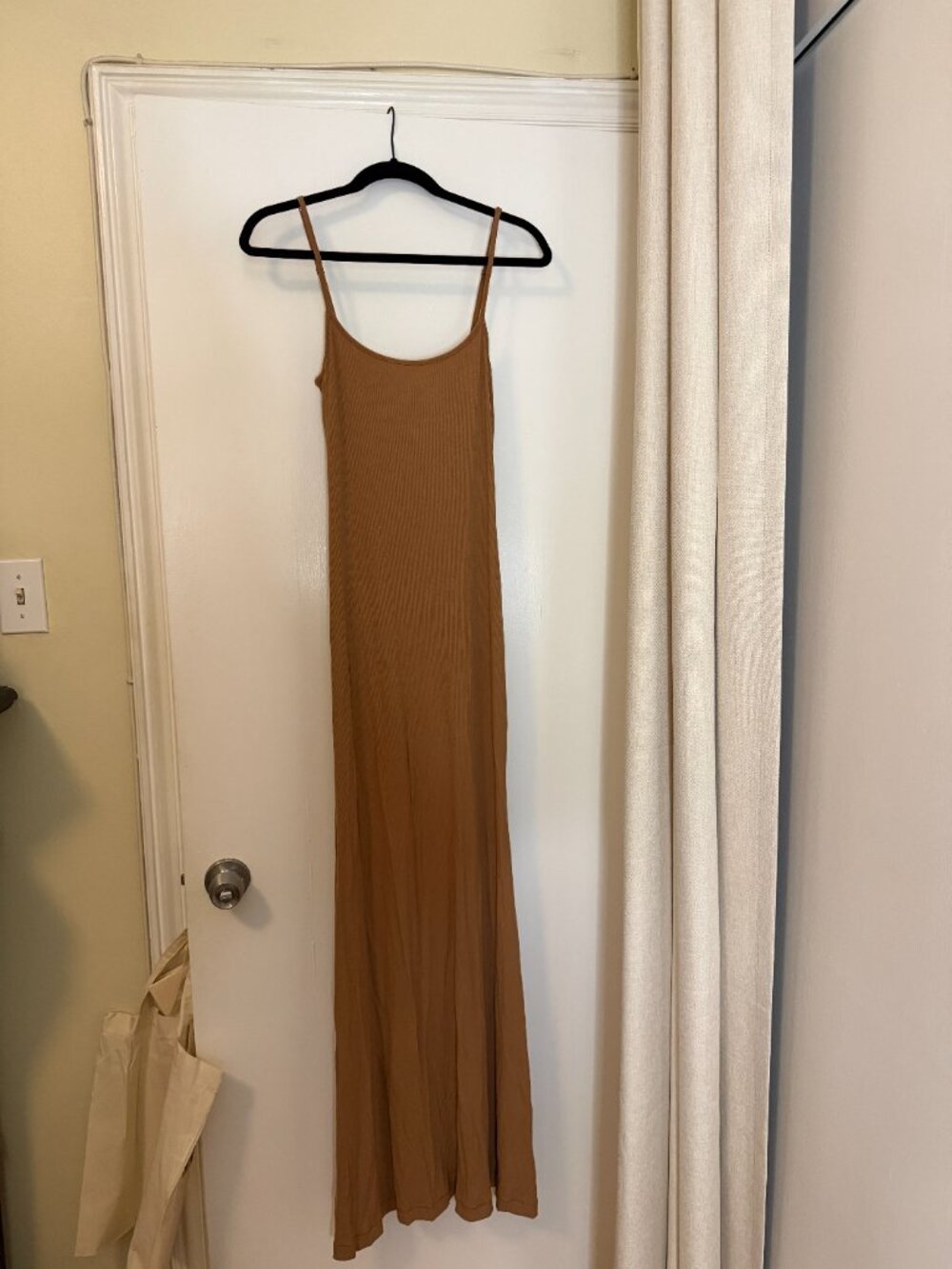 Skims soft lounge long slip dress camel Size XL - Picture 2 of 5